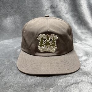 Brown Logo Embroidered Cap